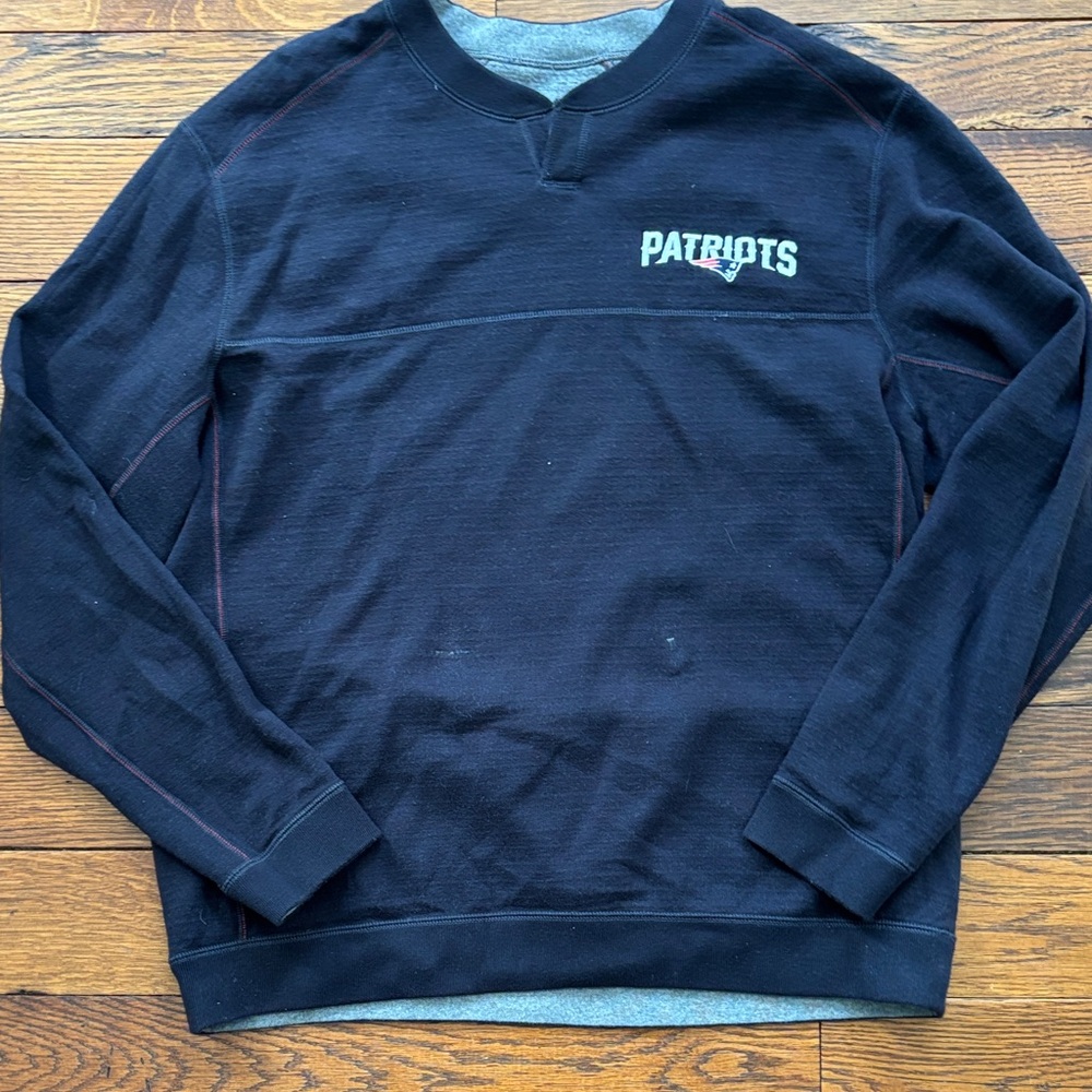 Tommy Bahama Reversible Patriots Sweatshirt